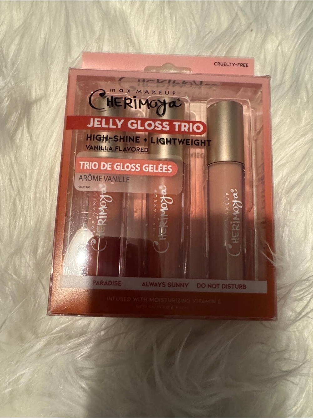Cherimoya Jelly Gloss Trio Lip Gloss Set - Pink Shades